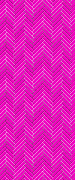 Pink Single Herringbone Tile Acrylic Shower Panel 2440mm x 1220mm ( 3mm Thick) - CladdTech