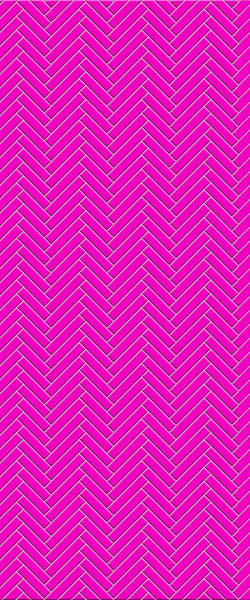 Pink Single Herringbone Tile Acrylic Shower Panel 2440mm x 1220mm ( 3mm Thick) - CladdTech