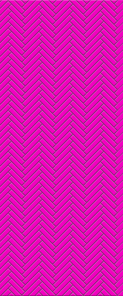 Pink Single Herringbone Tile Acrylic Shower Panel 2440mm x 1220mm ( 3mm Thick) - CladdTech