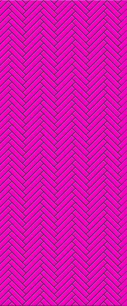 Pink Single Herringbone Tile Acrylic Shower Panel 2440mm x 1220mm ( 3mm Thick) - CladdTech