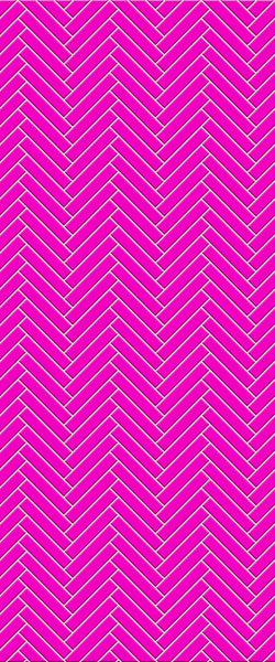 Pink Double Herringbone Tile Acrylic Shower Panel 2440mm x 1220mm ( 3mm Thick) - CladdTech