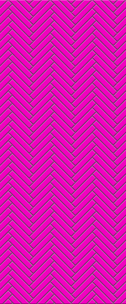 Pink Double Herringbone Tile Acrylic Shower Panel 2440mm x 1220mm ( 3mm Thick) - CladdTech