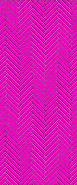 Pink Double Herringbone Tile Acrylic Shower Panel 2440mm x 1220mm ( 3mm Thick) - CladdTech