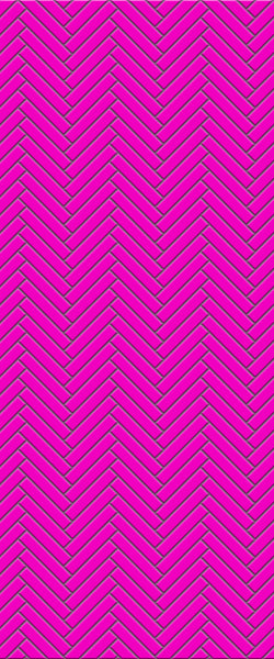 Pink Double Herringbone Tile Acrylic Shower Panel 2440mm x 1220mm ( 3mm Thick) - CladdTech