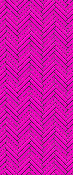 Pink Double Herringbone Tile Acrylic Shower Panel 2440mm x 1220mm ( 3mm Thick) - CladdTech