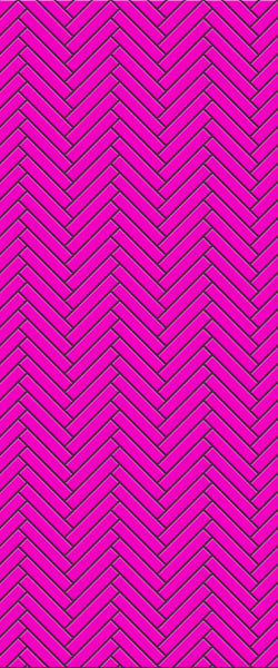 Pink Double Herringbone Tile Acrylic Shower Panel 2440mm x 1220mm ( 3mm Thick) - CladdTech