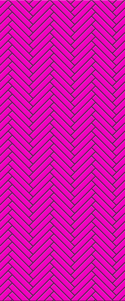 Pink Double Herringbone Tile Acrylic Shower Panel 2440mm x 1220mm ( 3mm Thick) - CladdTech