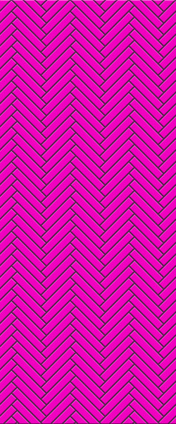 Pink Double Herringbone Tile Acrylic Shower Panel 2440mm x 1220mm ( 3mm Thick) - CladdTech