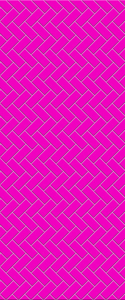 Pink Diagonal Herringbone Tile Acrylic Shower Panel 2440mm x 1220mm ( 3mm Thick) - CladdTech