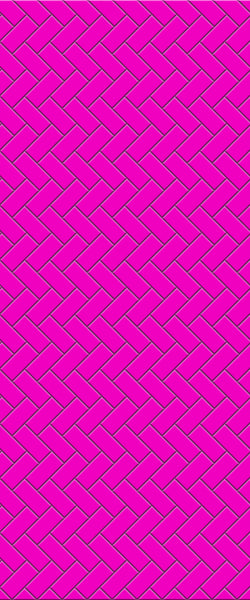 Pink Diagonal Herringbone Tile Acrylic Shower Panel 2440mm x 1220mm ( 3mm Thick) - CladdTech
