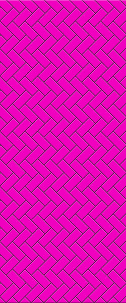 Pink Diagonal Herringbone Tile Acrylic Shower Panel 2440mm x 1220mm ( 3mm Thick) - CladdTech