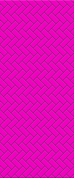 Pink Diagonal Herringbone Tile Acrylic Shower Panel 2440mm x 1220mm ( 3mm Thick) - CladdTech