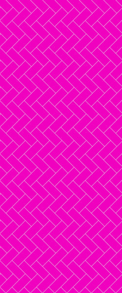 Pink Diagonal Herringbone Tile Acrylic Shower Panel 2440mm x 1220mm ( 3mm Thick) - CladdTech