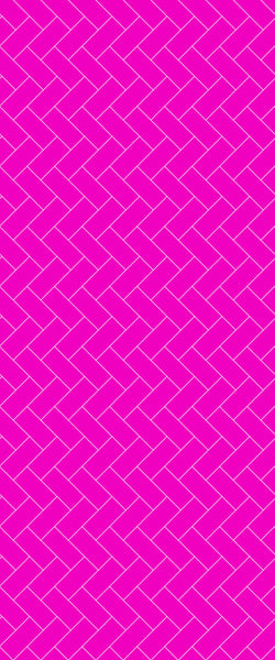 Pink Diagonal Herringbone Tile Acrylic Shower Panel 2440mm x 1220mm ( 3mm Thick) - CladdTech