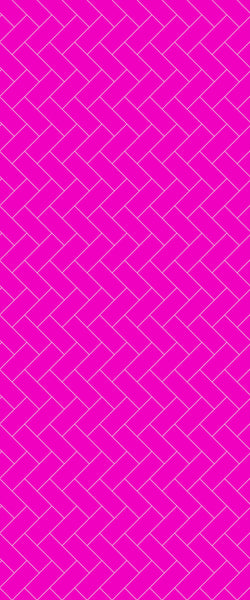Pink Diagonal Herringbone Tile Acrylic Shower Panel 2440mm x 1220mm ( 3mm Thick) - CladdTech