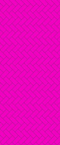 Pink Diagonal Herringbone Tile Acrylic Shower Panel 2440mm x 1220mm ( 3mm Thick) - CladdTech