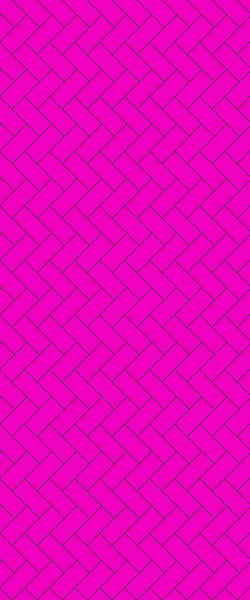 Pink Diagonal Herringbone Tile Acrylic Shower Panel 2440mm x 1220mm ( 3mm Thick) - CladdTech