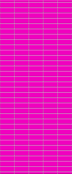 Pink Horizontal Block Tile Acrylic Shower Panel 2440mm x 1220mm ( 3mm Thick) - CladdTech