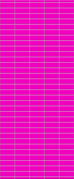 Pink Horizontal Block Tile Acrylic Shower Panel 2440mm x 1220mm ( 3mm Thick) - CladdTech