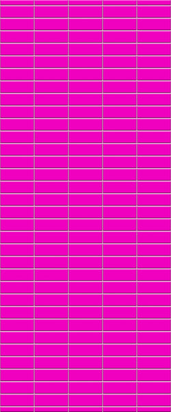 Pink Horizontal Block Tile Acrylic Shower Panel 2440mm x 1220mm ( 3mm Thick) - CladdTech