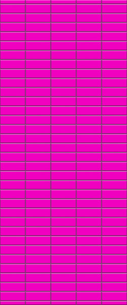 Pink Horizontal Block Tile Acrylic Shower Panel 2440mm x 1220mm ( 3mm Thick) - CladdTech