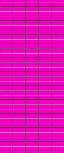 Pink Horizontal Block Tile Acrylic Shower Panel 2440mm x 1220mm ( 3mm Thick) - CladdTech