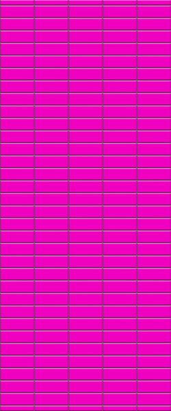 Pink Horizontal Block Tile Acrylic Shower Panel 2440mm x 1220mm ( 3mm Thick) - CladdTech