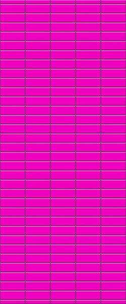 Pink Horizontal Block Tile Acrylic Shower Panel 2440mm x 1220mm ( 3mm Thick) - CladdTech