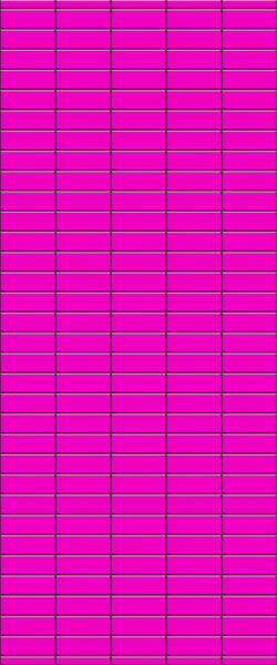 Pink Horizontal Block Tile Acrylic Shower Panel 2440mm x 1220mm ( 3mm Thick) - CladdTech
