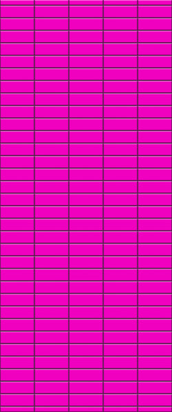 Pink Horizontal Block Tile Acrylic Shower Panel 2440mm x 1220mm ( 3mm Thick) - CladdTech