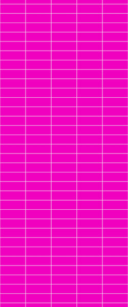 Pink Horizontal Block Tile Acrylic Shower Panel 2440mm x 1220mm ( 3mm Thick) - CladdTech