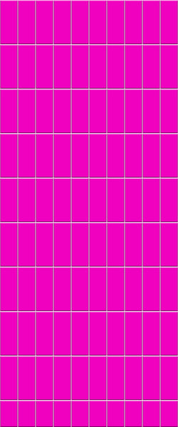 Pink Vertical Block Tile Acrylic Shower Panel 2440mm x 1220mm ( 3mm Thick) - CladdTech