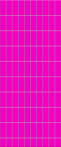 Pink Vertical Block Tile Acrylic Shower Panel 2440mm x 1220mm ( 3mm Thick) - CladdTech