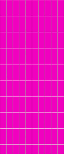 Pink Vertical Block Tile Acrylic Shower Panel 2440mm x 1220mm ( 3mm Thick) - CladdTech