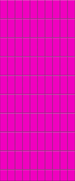 Pink Vertical Block Tile Acrylic Shower Panel 2440mm x 1220mm ( 3mm Thick) - CladdTech