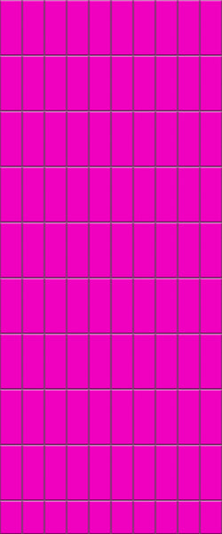 Pink Vertical Block Tile Acrylic Shower Panel 2440mm x 1220mm ( 3mm Thick) - CladdTech