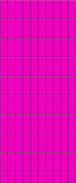 Pink Vertical Block Tile Acrylic Shower Panel 2440mm x 1220mm ( 3mm Thick) - CladdTech