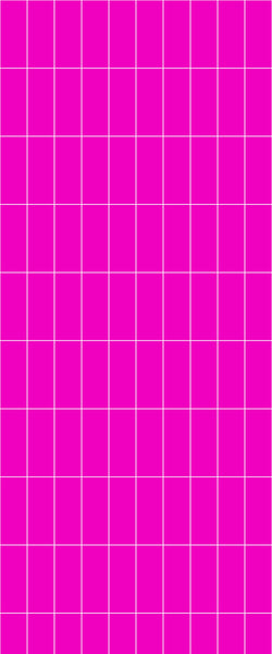 Pink Vertical Block Tile Acrylic Shower Panel 2440mm x 1220mm ( 3mm Thick) - CladdTech