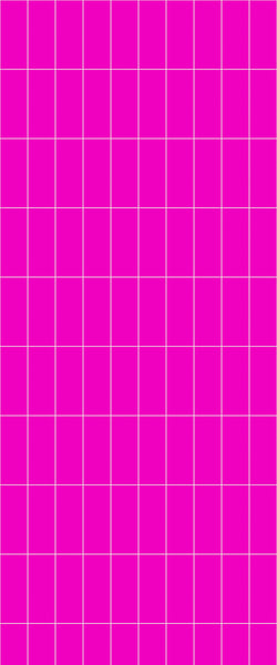 Pink Vertical Block Tile Acrylic Shower Panel 2440mm x 1220mm ( 3mm Thick) - CladdTech