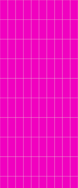 Pink Vertical Block Tile Acrylic Shower Panel 2440mm x 1220mm ( 3mm Thick) - CladdTech