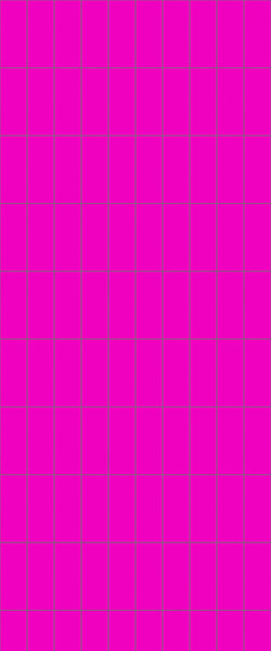 Pink Vertical Block Tile Acrylic Shower Panel 2440mm x 1220mm ( 3mm Thick) - CladdTech