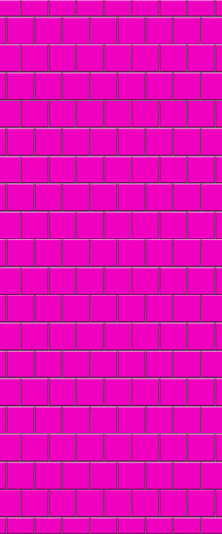 Pink Large Square's Tile Acrylic Shower Wall Panel 2440mm x 1220mm ( 3mm Thick) - CladdTech