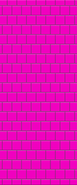 Pink Large Square's Tile Acrylic Shower Wall Panel 2440mm x 1220mm ( 3mm Thick) - CladdTech