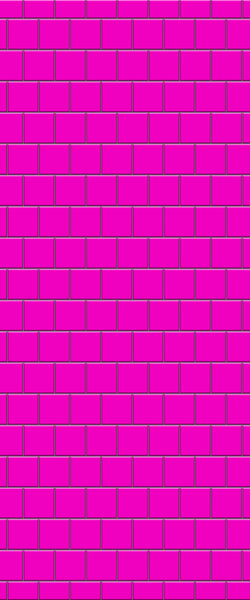 Pink Large Square's Tile Acrylic Shower Wall Panel 2440mm x 1220mm ( 3mm Thick) - CladdTech