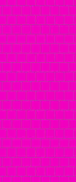 Pink Large Square's Tile Acrylic Shower Wall Panel 2440mm x 1220mm ( 3mm Thick) - CladdTech