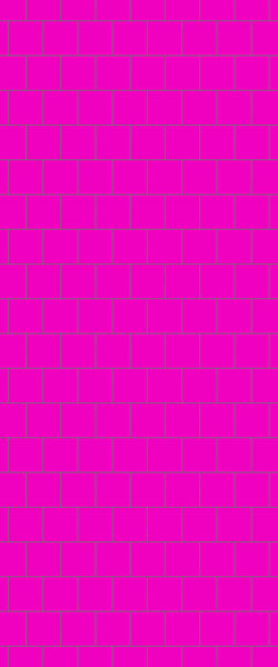 Pink Large Square's Tile Acrylic Shower Wall Panel 2440mm x 1220mm ( 3mm Thick) - CladdTech