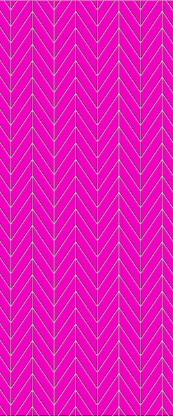 Pink Chevron Tile Acrylic Shower Wall Panel 2440mm x 1220mm ( 3mm Thick) - CladdTech