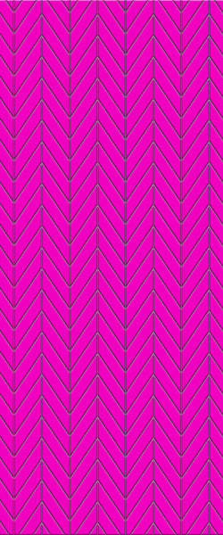 Pink Chevron Tile Acrylic Shower Wall Panel 2440mm x 1220mm ( 3mm Thick) - CladdTech