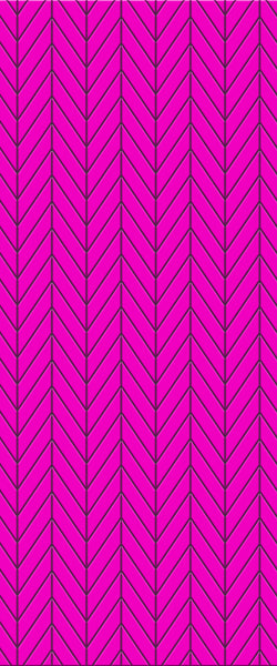 Pink Chevron Tile Acrylic Shower Wall Panel 2440mm x 1220mm ( 3mm Thick) - CladdTech