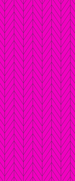 Pink Chevron Tile Acrylic Shower Wall Panel 2440mm x 1220mm ( 3mm Thick) - CladdTech